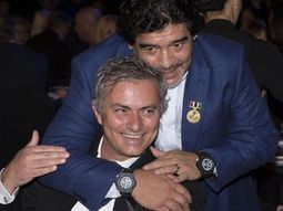 Maradona respaldó a Mourinho - Crédito: @josemourinho Maradona respaldó a Mourinho - Crédito: @josemourinho