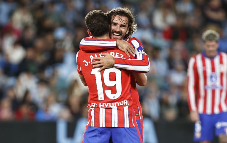El gol agónico de Julián Álvarez para el triunfo del Atlético de Madrid ante el Celta