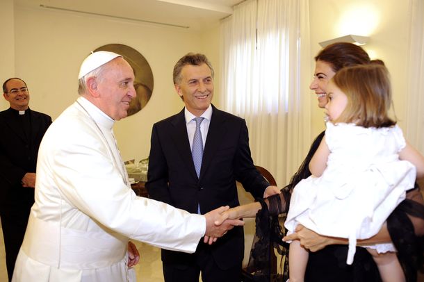 Macri se reúne este sábado con el Papa Francisco en el Vaticano
