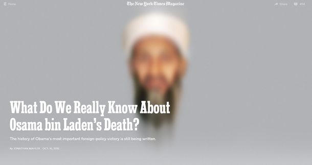 El New York Times también pone en duda la versión oficial sobre la muerte de Bin Laden