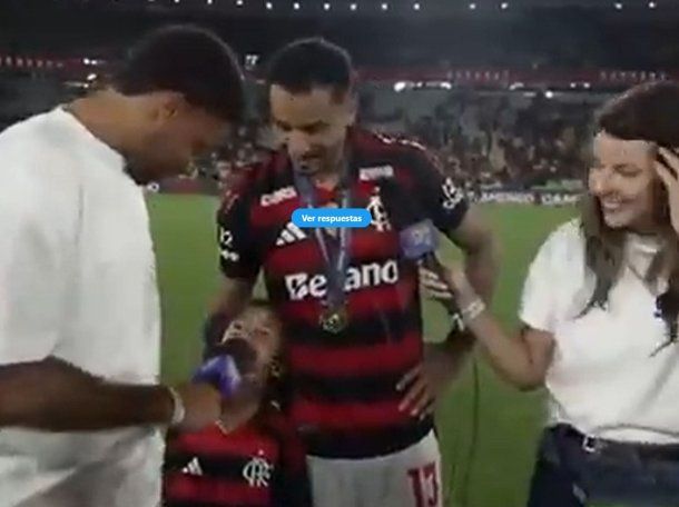 Video: el hijo de Danilo, héroe de Flamengo, reveló que es hincha de Fluminense en pleno festejo