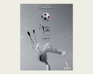Presentaron el póster oficial de Qatar 2022