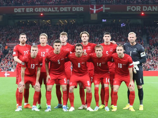 La lista de 21 de Dinamarca para el Mundial de Qatar 2022