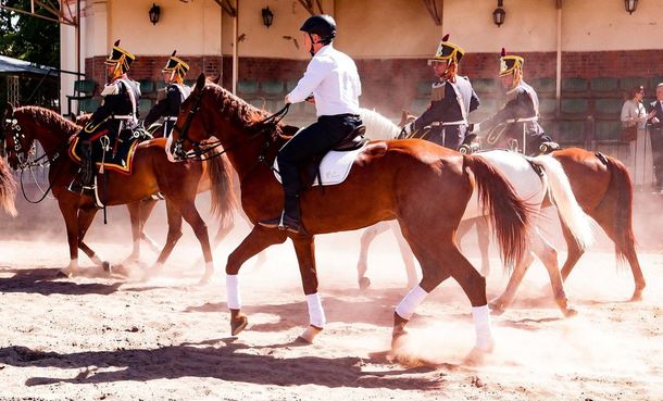 Mauricio Macri anduvo a caballo en uno de sus últimos días como presidente