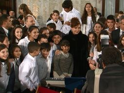 el momento que emociono a cristina en la cena de las ffaa el momento que emociono a cristina en la cena de las ffaa