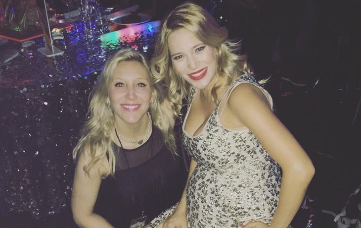 Luisana Lopilato y su hermana Daniela.