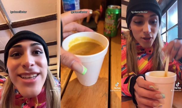 Fui estafada: la queja de una tiktoker por una sopa de $1.300