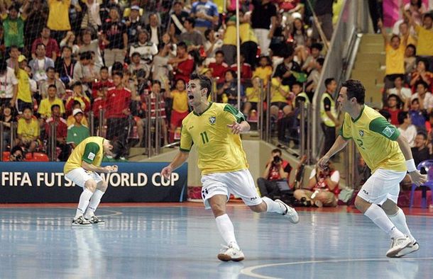 Brasil, también pentacampeón en fútbol sala