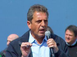 Sergio Massa: Tienen la tarea de ayudarnos a dar vuelta la historia para que no den vuelta la Argentina