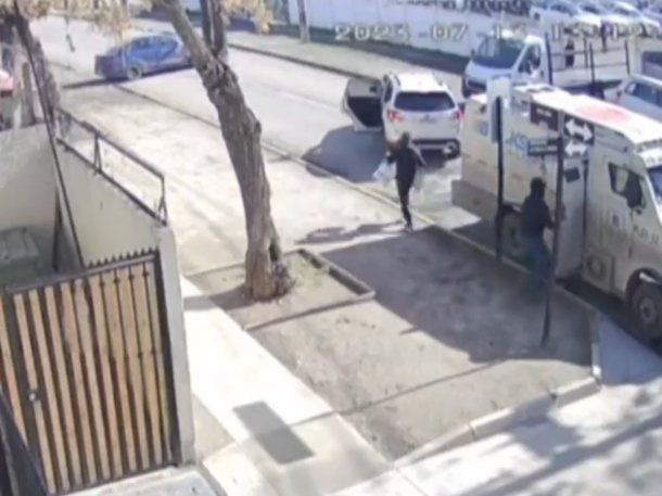 Chile: así vaciaron un camión de caudales