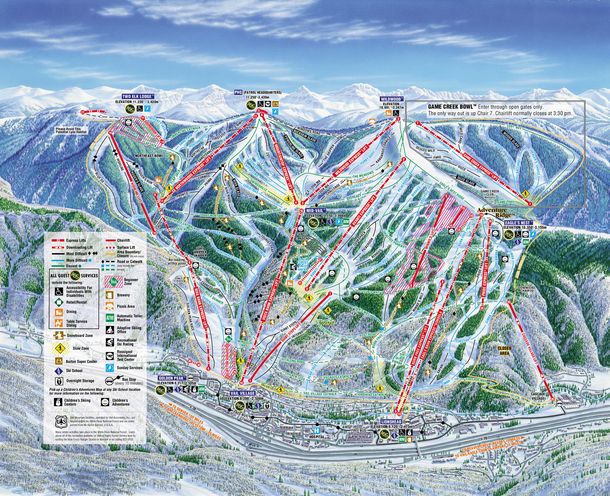 Vail Ski Resort y sus pistas