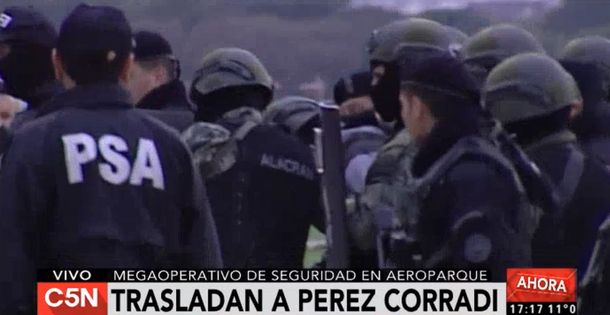 Tras ser extraditado de Paraguay, Pérez Corradi llegó a la Argentina
