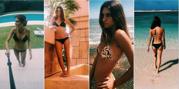 Diosa teen: La hija de Yanina y Diego Latorre, revoluciona las redes con sus fotos en bikini