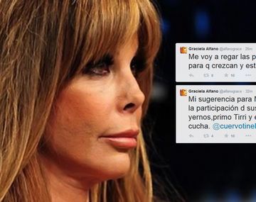 Graciela Alfano enloqueció en Twitter