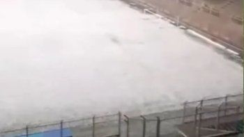 Así quedó el estadio dónde debutará River en Copa Argentina luego del temporal