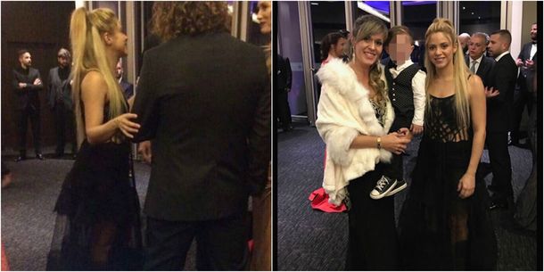 Shakira en la boda de Messi