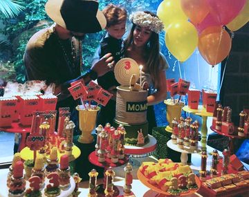 Jimena Barón y Daniel Osvaldo