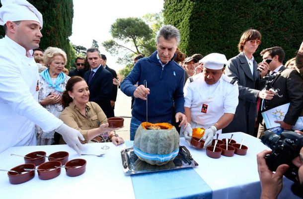 Macri encabezó un almuerzo por el 25 de Mayo en la Quinta de Olivos