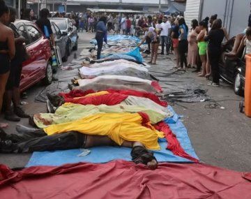 Identificaron a la mayoría de los muertos en Río y la policía aseguró que 78 tenían antecedentes