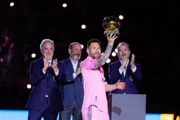Así fue el homenaje de Inter Miami a Lionel Messi por su octavo Balón de Oro