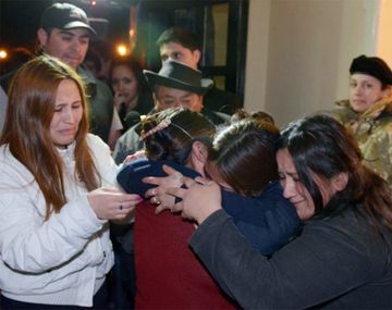 La joven rescatada no para de llorar y está con mucho miedo