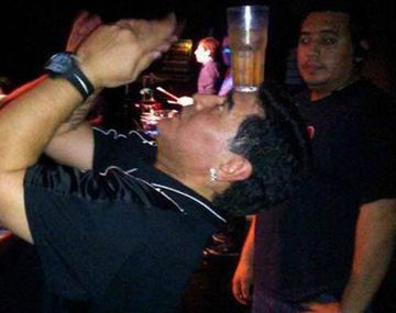 La noche de cumbia y champagne de Maradona