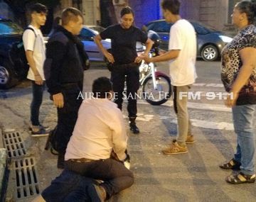 Insólito hecho de violencia en una zona céntrica de Santa Fe