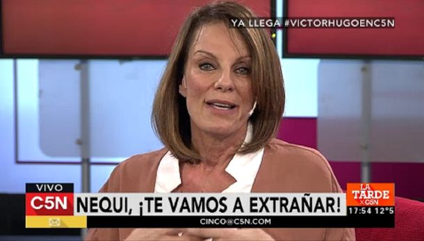 Nequi Galotti se despidió de C5N: Se abre un hermoso camino para mí