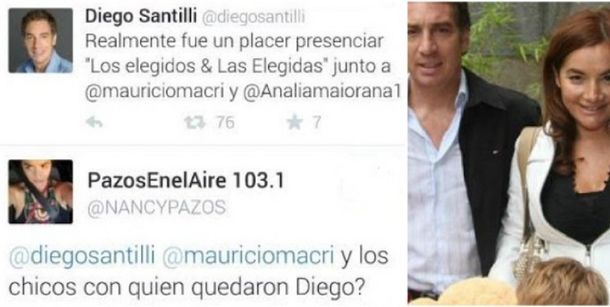 Santilli fue al Colón y su ex, Nancy Pazos le reprocha: ¿Los chicos de nuevo con la niñera?