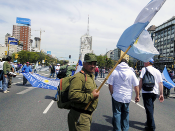 Berni acusó a una fiscal por impedir el desalojo de la 9 de julio
