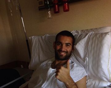 Operaron con éxito al uruguayo Martín Cauteruccio