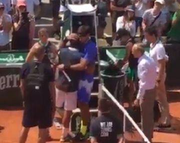 Todo un caballero: el gesto de Del Potro con su rival lesionado