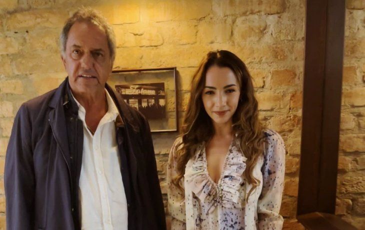 Thelma Fardin se reunió con el embajador Daniel Scioli en Brasil