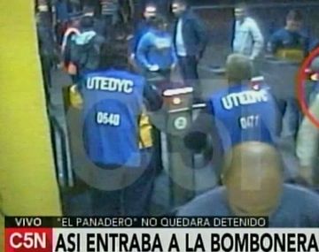 Exclusivo C5N: así ingresaba a La Bombonera El Panadero Napolitano