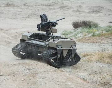 Prototipo de robot militar del ejército de los Estados Unidos