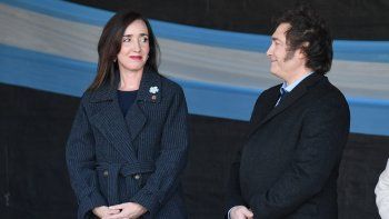 Victoria Villarruel con Javier Milei. Victoria Villarruel con Javier Milei.