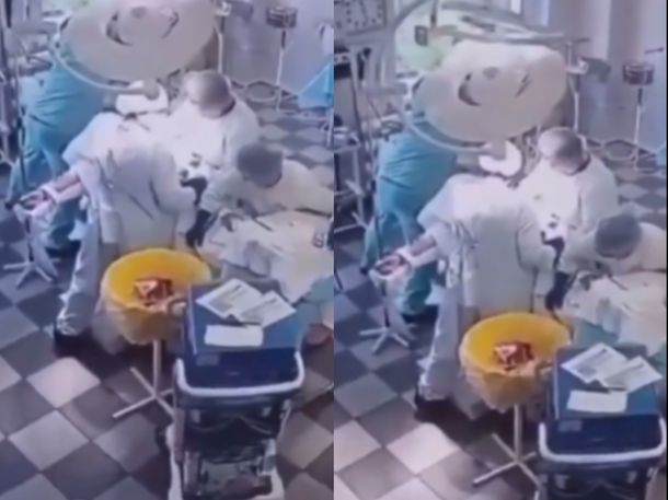 El impactante video de cirujanos que siguieron operando durante el terremoto de 8,8 en Rusia