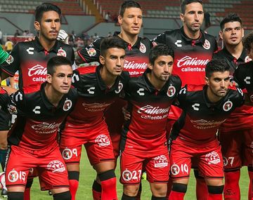 Con 7 argentinos, así formó el equipo de Tijuana en el último encuentro ante Necaxa