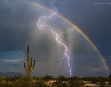 Un nene murió fulminado por un rayo