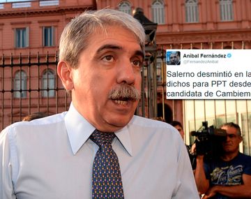 Aníbal dio a conocer vía Twitter la desmentida de un testigo del triple crimen