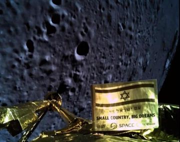Una sonda israelí se estrelló antes de llegar a la Luna: las únicas imágenes que pudo sacar