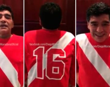 Maradona con la camiseta de Argentinos