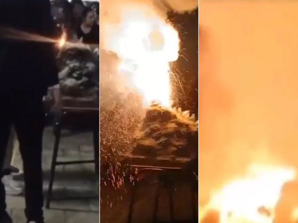 Pergamino: simularon la explosión de un volcán en una feria de ciencias y al menos diez personas resultaron heridas