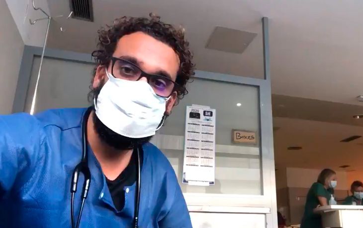 Desesperado mensaje de un médico para que no salgan: Al virus lo mata la solidaridad