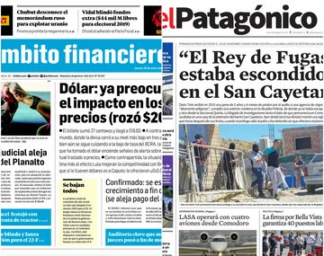 Tapas de diarios del jueves 25 de enero de 2018