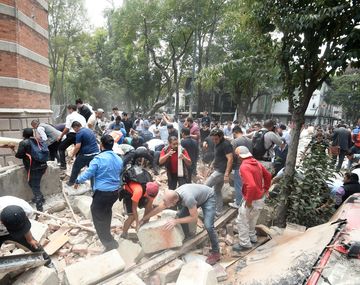 Imágenes del terremoto de México del 19 de septiembre de 2017