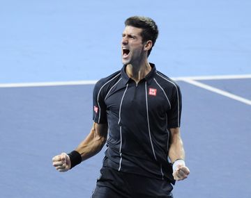 Un lujo: Djokovic en la exhibición de Nalbandian