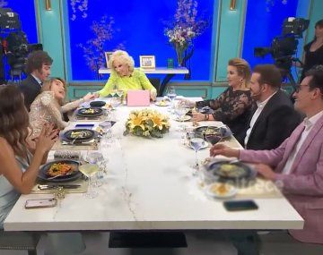 Así nació el amor: el día que Fátima Florez y Javier Milei coincidieron en la mesa de Mirtha Legrand