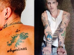 Los tattoos de El Polaco. Los tattoos de El Polaco.