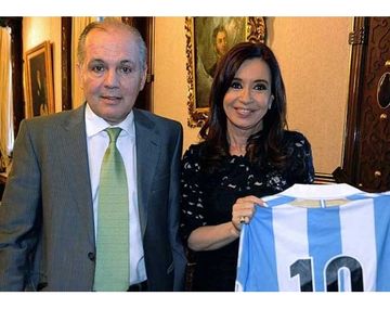 Cristina habló con Sabella para felicitarlo a él y a los jugadores